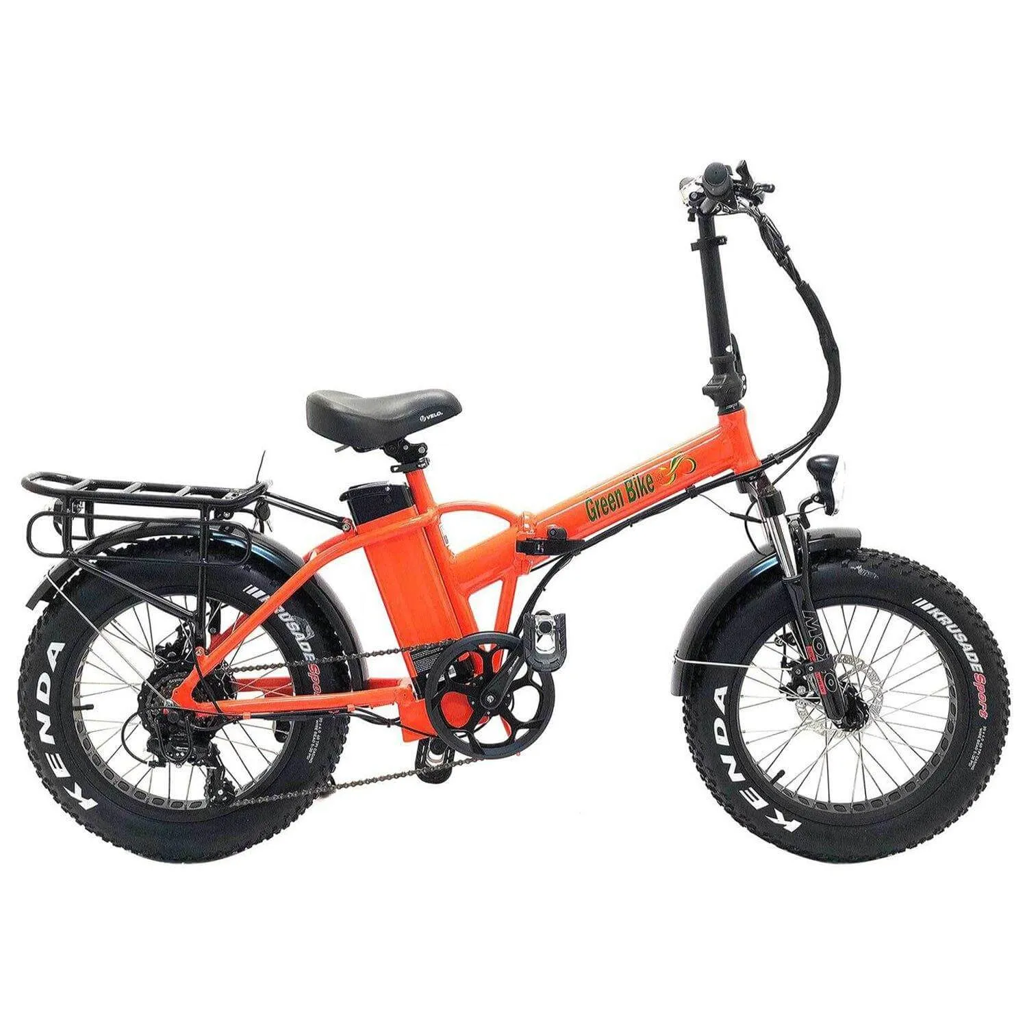 Green Bike USA GB1 Fat Tire City Folding Electric Bike