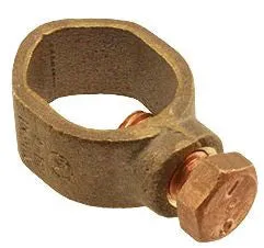 GROUND CLAMP 3/8" SOLID CAST COPPER BRONZE