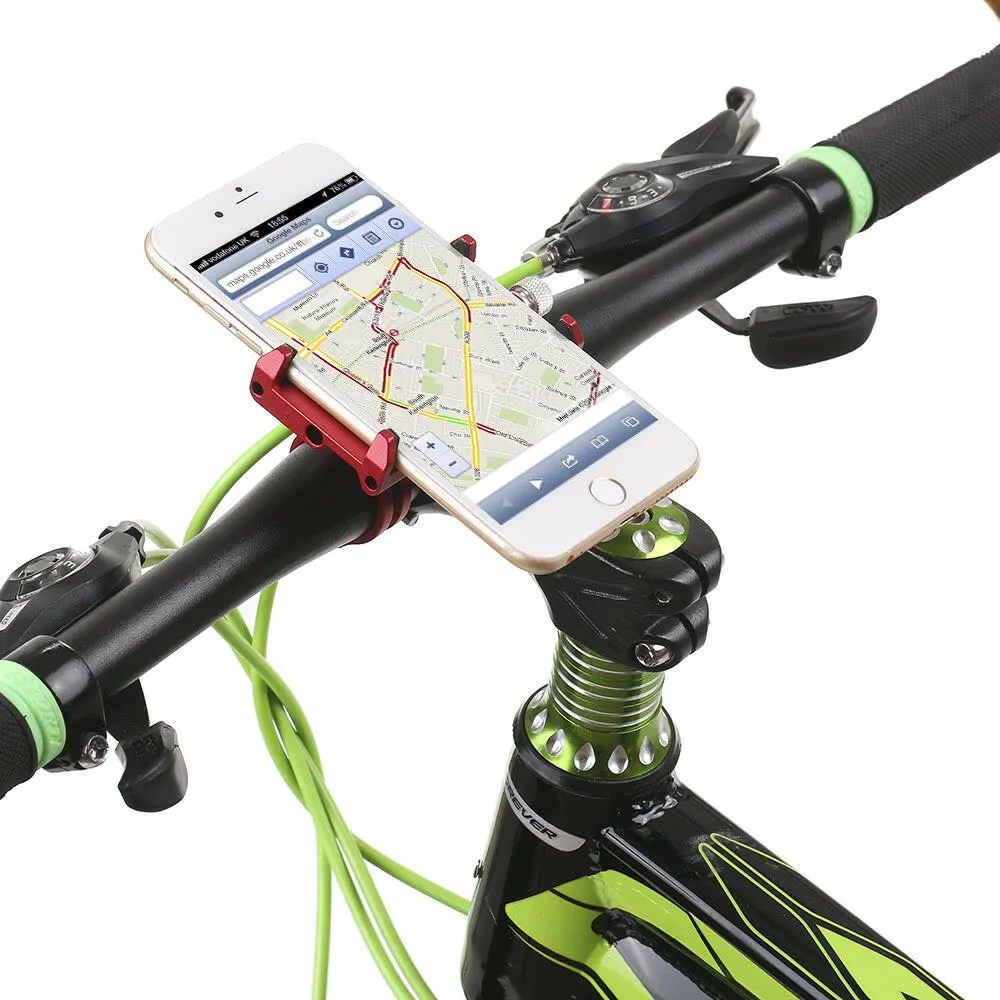 GUB Mountian Bike Phone Mount Universal Adjustable Bicycle Cell Phone GPS Mount Holder Bracket Cradle Clamp