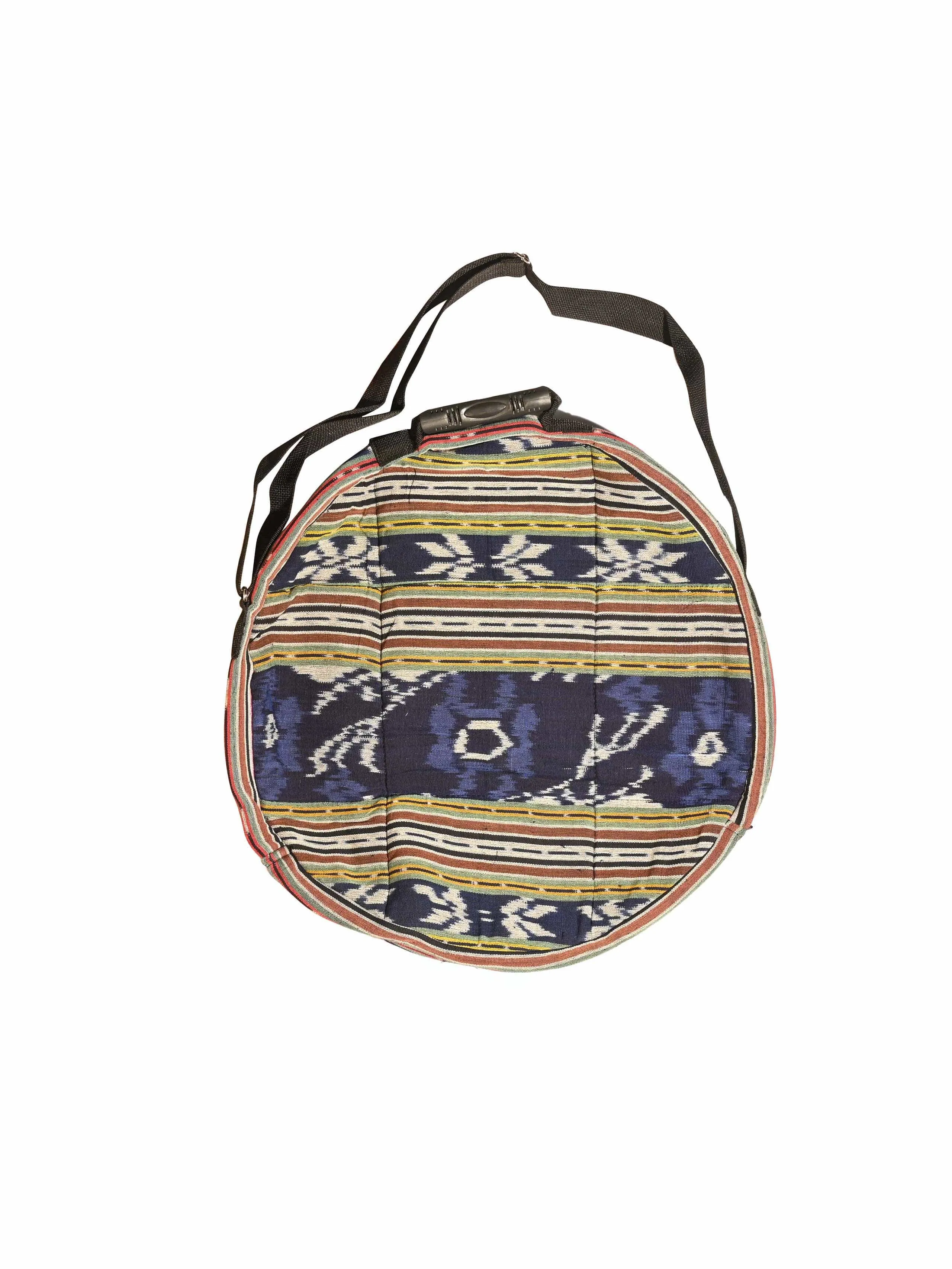 Hand Drum Carrying Case - Ikat Blue