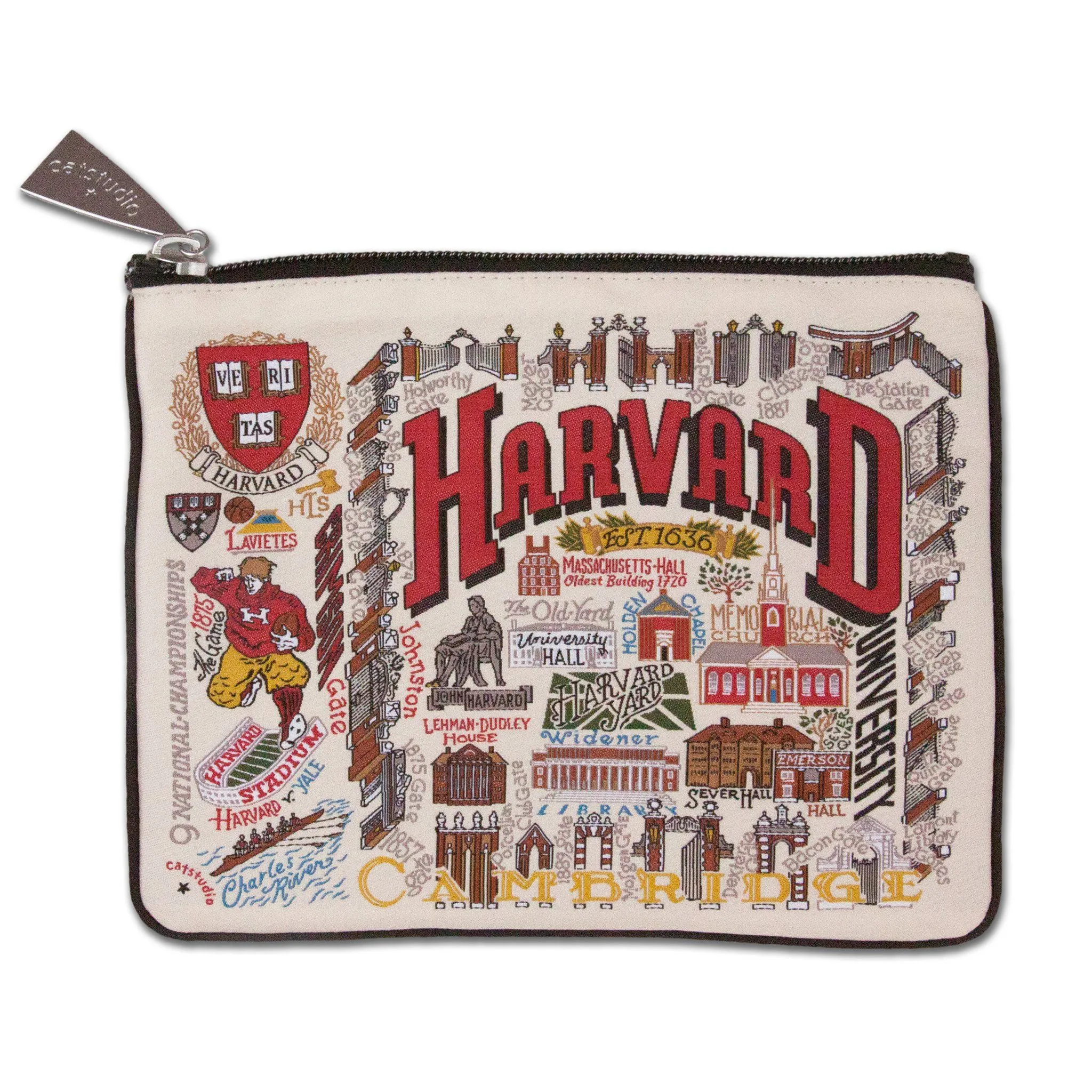 Harvard University Collegiate Zip Pouch