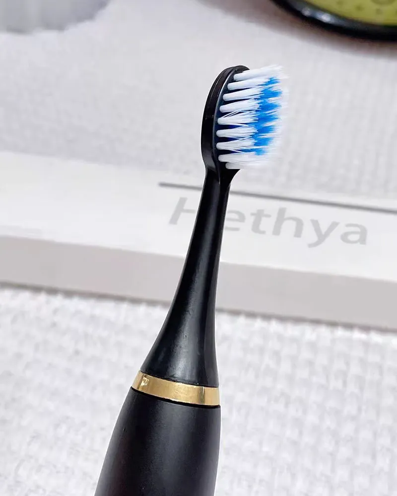 Hethya electric toothbrush,Sonic Electric Toothbrush T27 Electric Toothbrush with 4  Brush Heads Ultra Sonic Motor 3 Modes & Smart Timer Rechargeable Electric Toothbrush for Teenagers and Adults