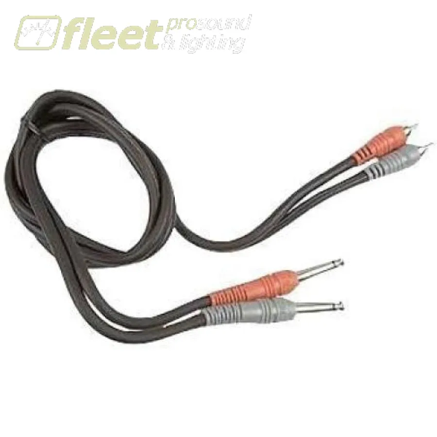 Hosa CPR-201 RCA to 1/4 Cable x2 -1 meters (3.3 FT)