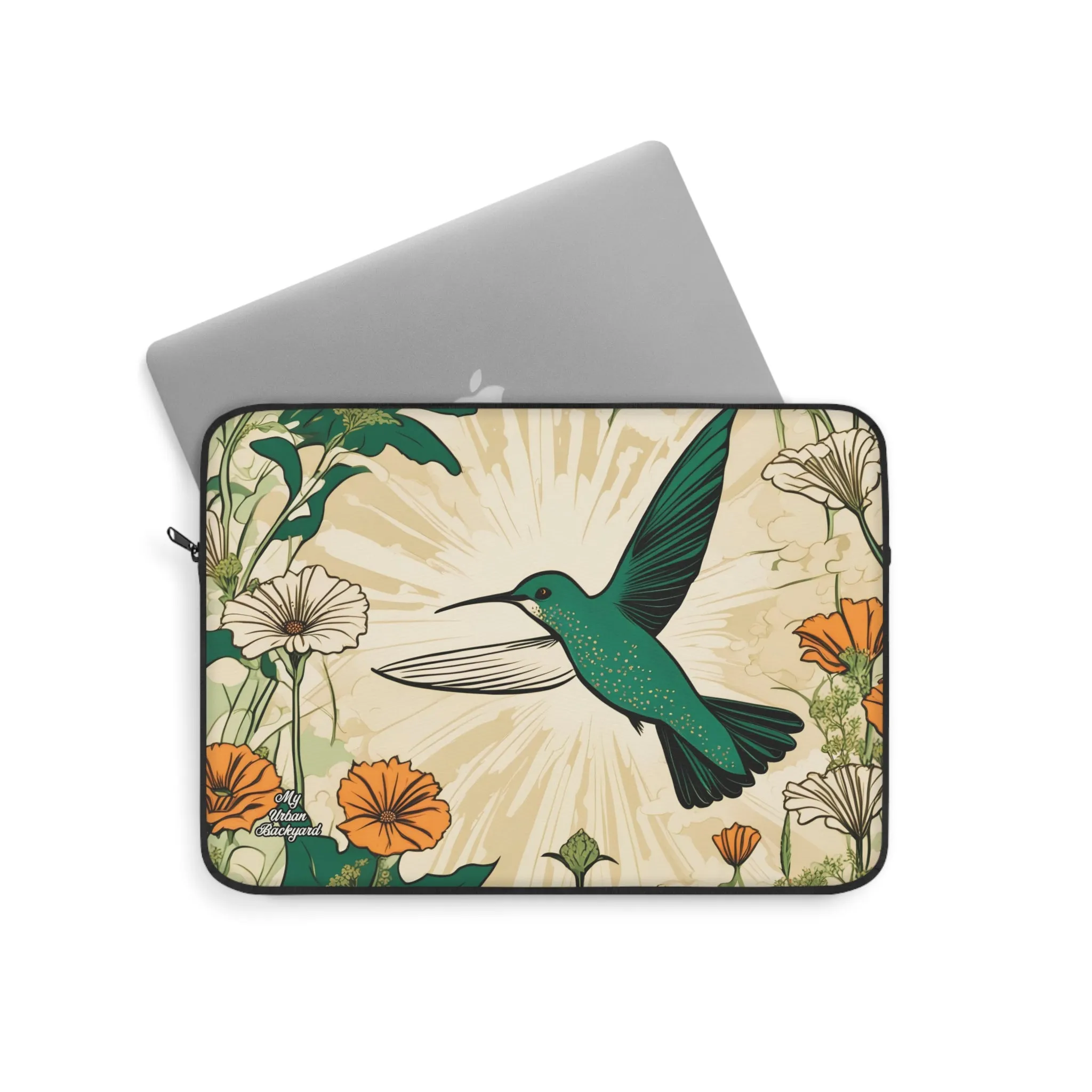 Hummingbird, Laptop Carrying Case, Top Loading Sleeve for School or Work