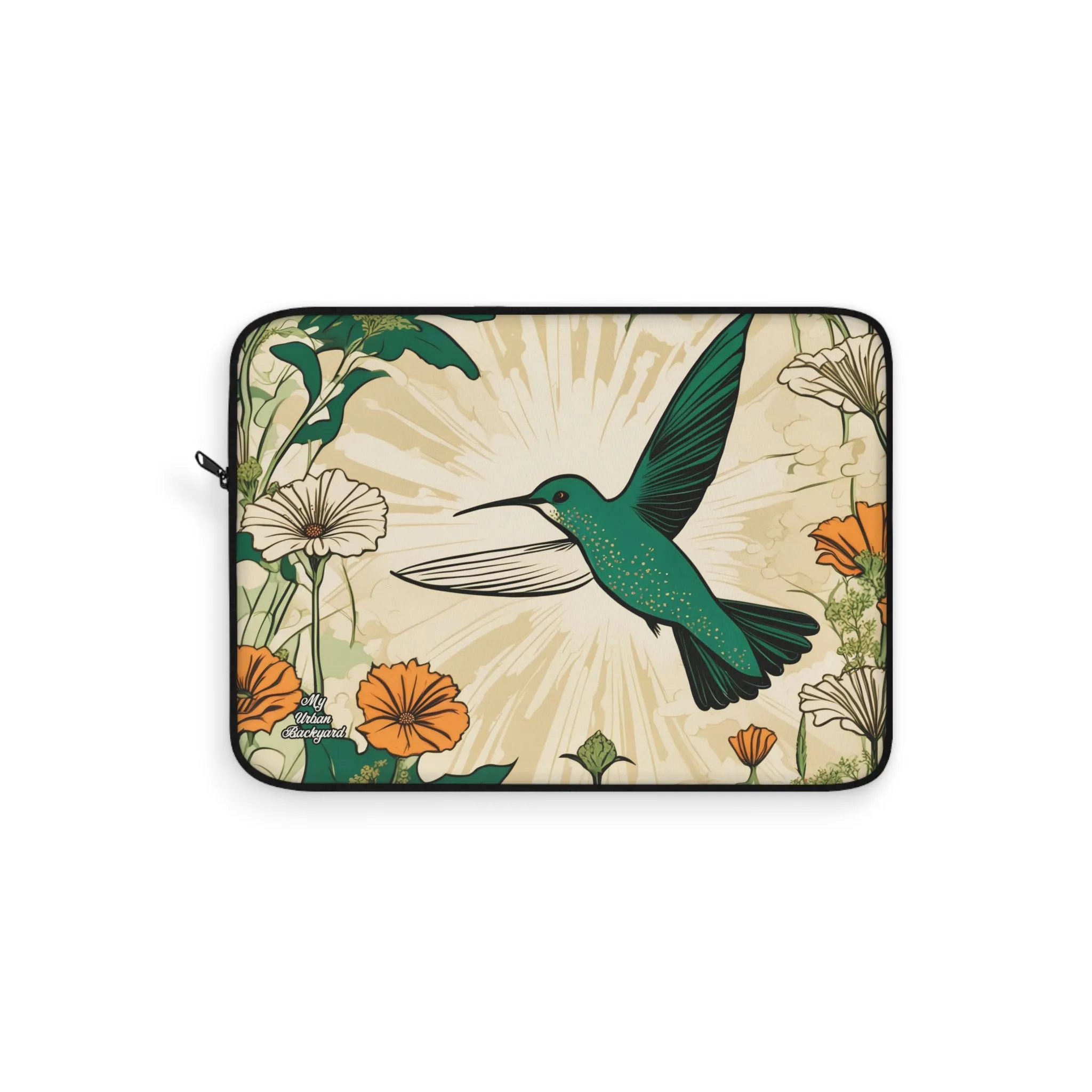 Hummingbird, Laptop Carrying Case, Top Loading Sleeve for School or Work