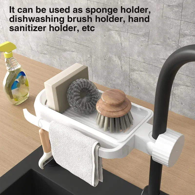 HygieniRack: Faucet Mounted Organizer