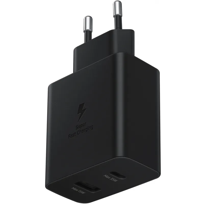 Incarcator Retea Samsung, 35W, 3A, 1 x USB-A - 1 x USB-C, Negru EP-TA220NBEGEU