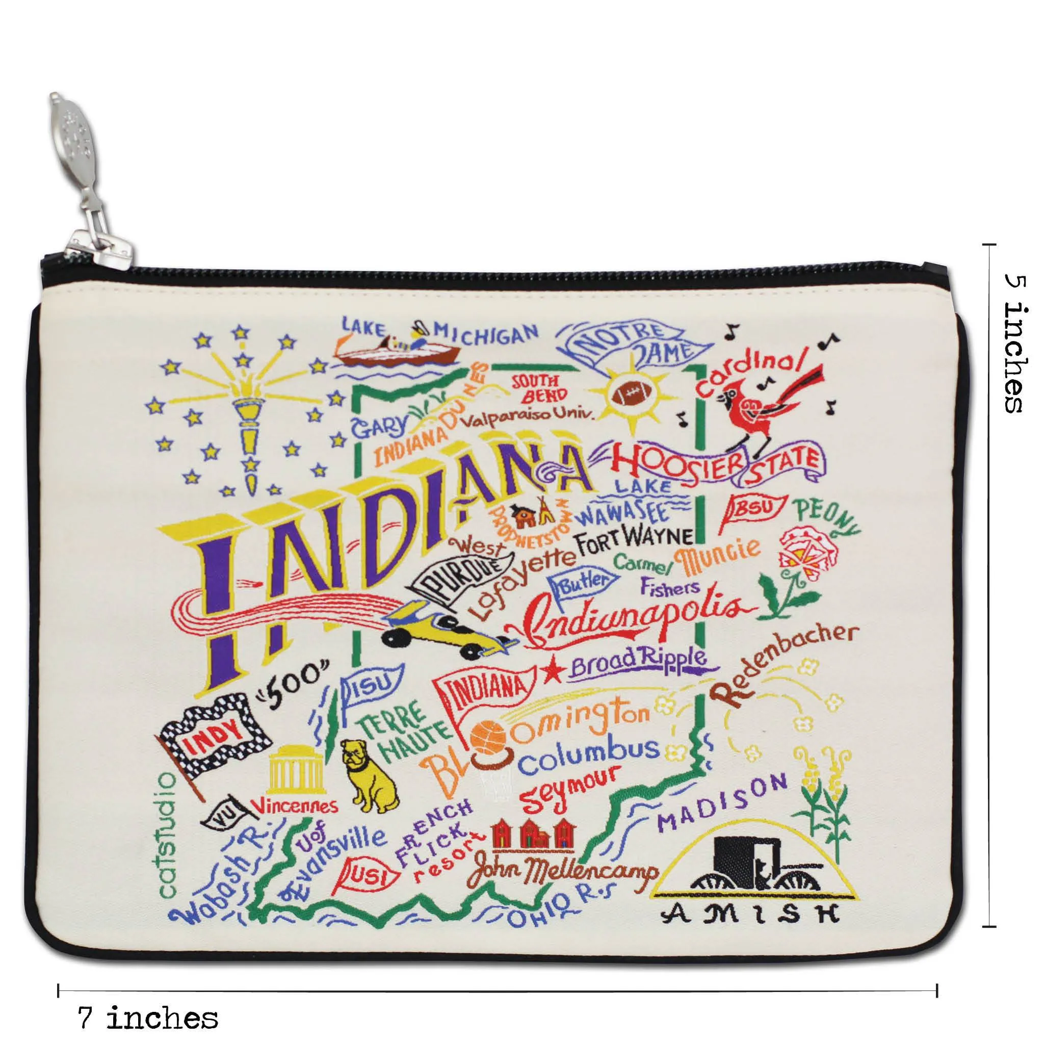 Indiana Zip Pouch - Natural