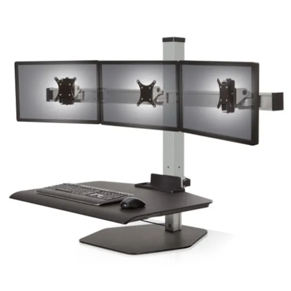 Innovative Winston Workstation Triple Monitor Sit Stand