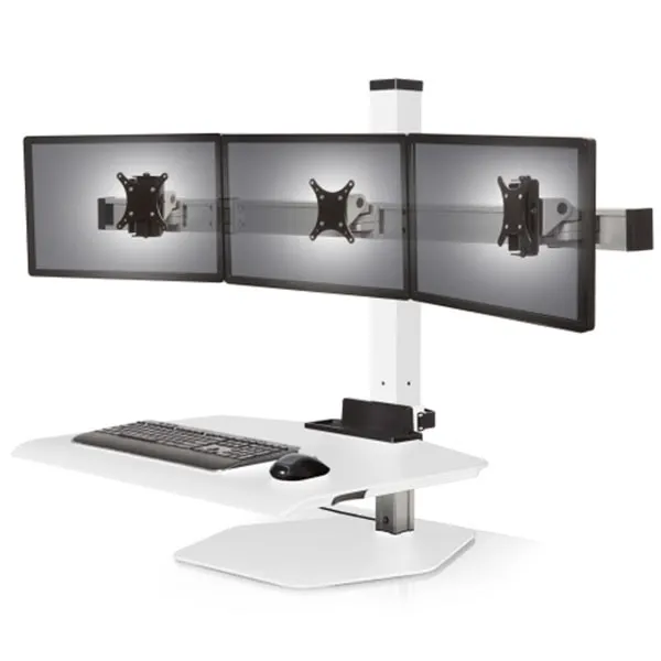 Innovative Winston Workstation Triple Monitor Sit Stand