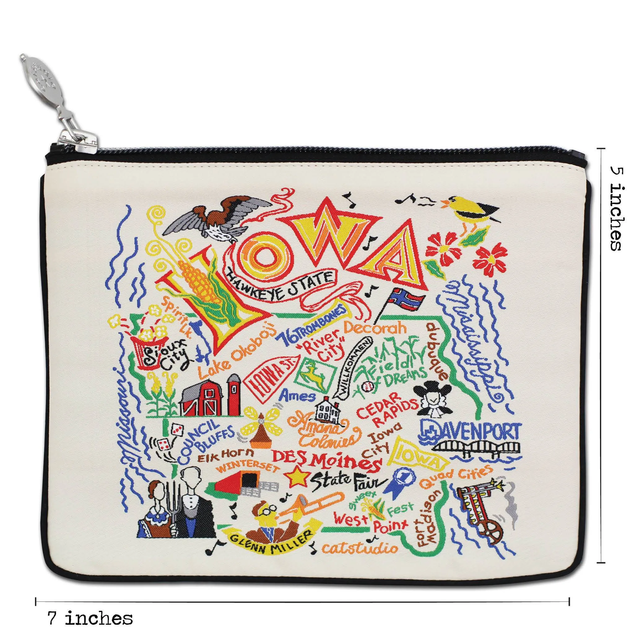 Iowa Zip Pouch - Natural