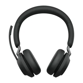 Jabra Evolve2 65 Uc Stereo - Headset - On-Ear - Bluetooth - Wireless - Usb-C - Noise Isolating - Black