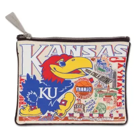 Kansas, University of Collegiate Zip Pouch