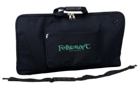 Kantele Carrying Case, Black Nylon, Embroidered With Folkcraft® Logo