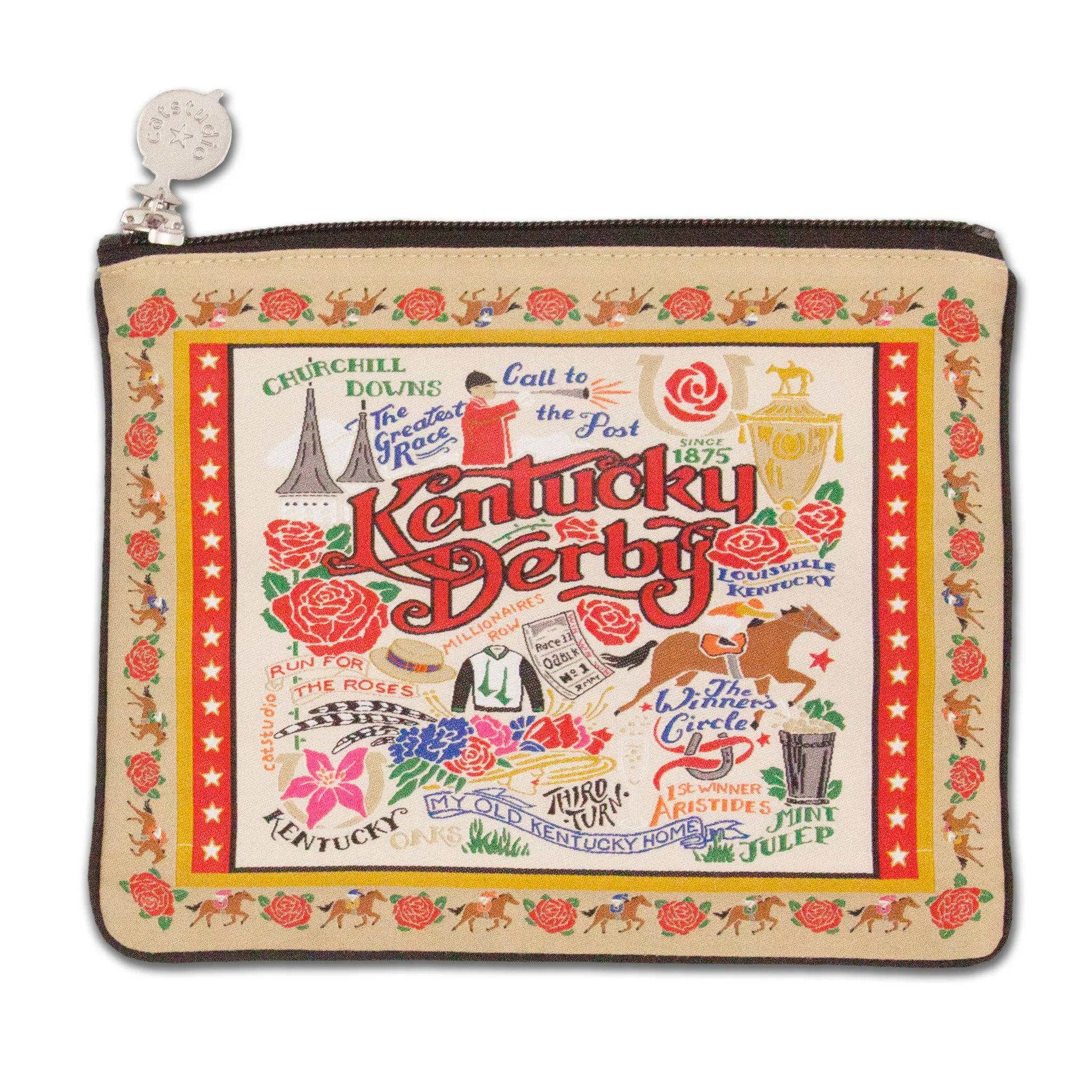 Kentucky Derby Zip Pouch