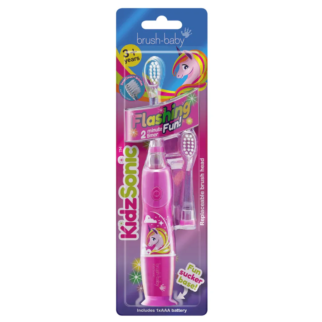 KidzSonic® Unicorn Kids Electric Toothbrush (3  years)