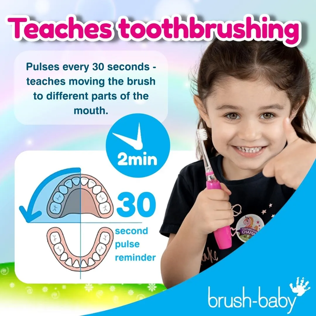 KidzSonic® Unicorn Kids Electric Toothbrush (3  years)