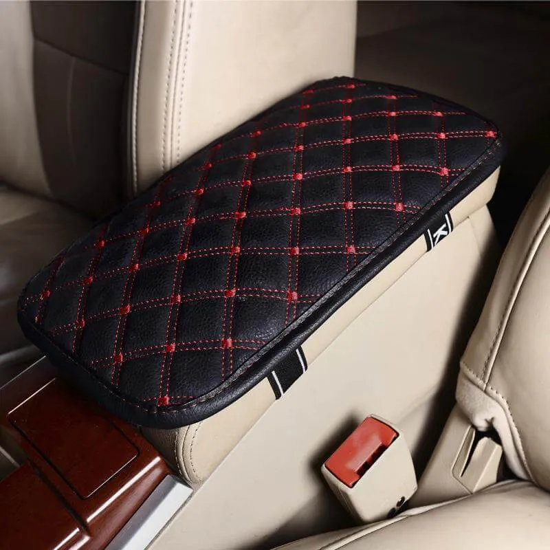 Leather Car Armrest Pad Covers