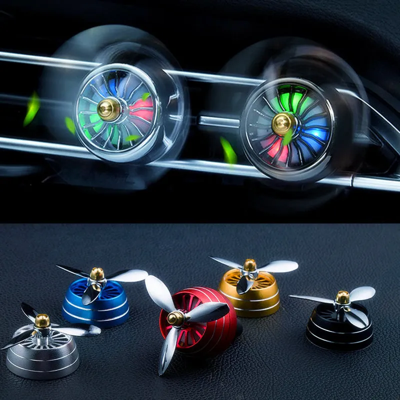 LED Light Propeller Car Air Freshener