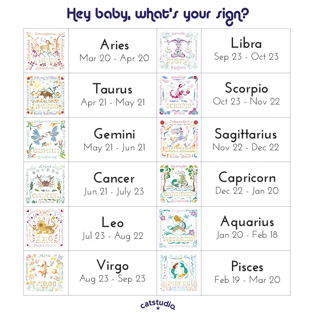 Leo Astrology Zip Pouch