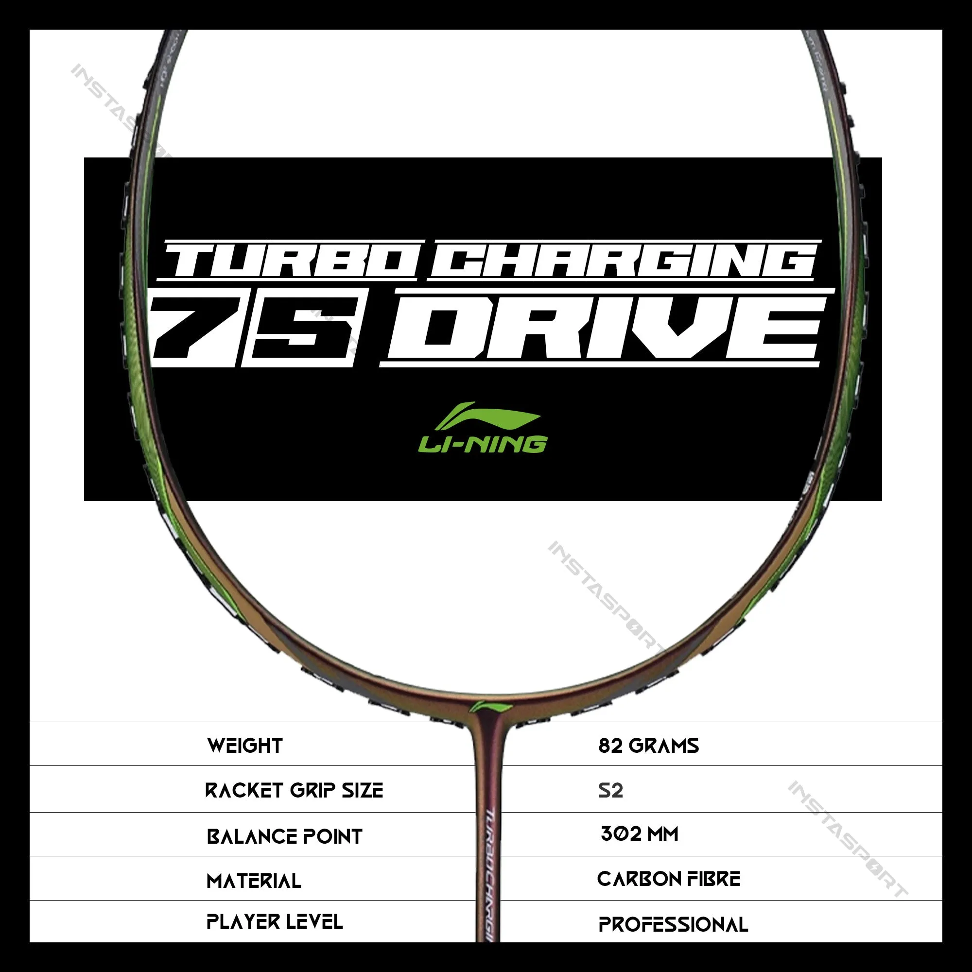 Li-Ning Turbo Charging 75D Badminton Racket