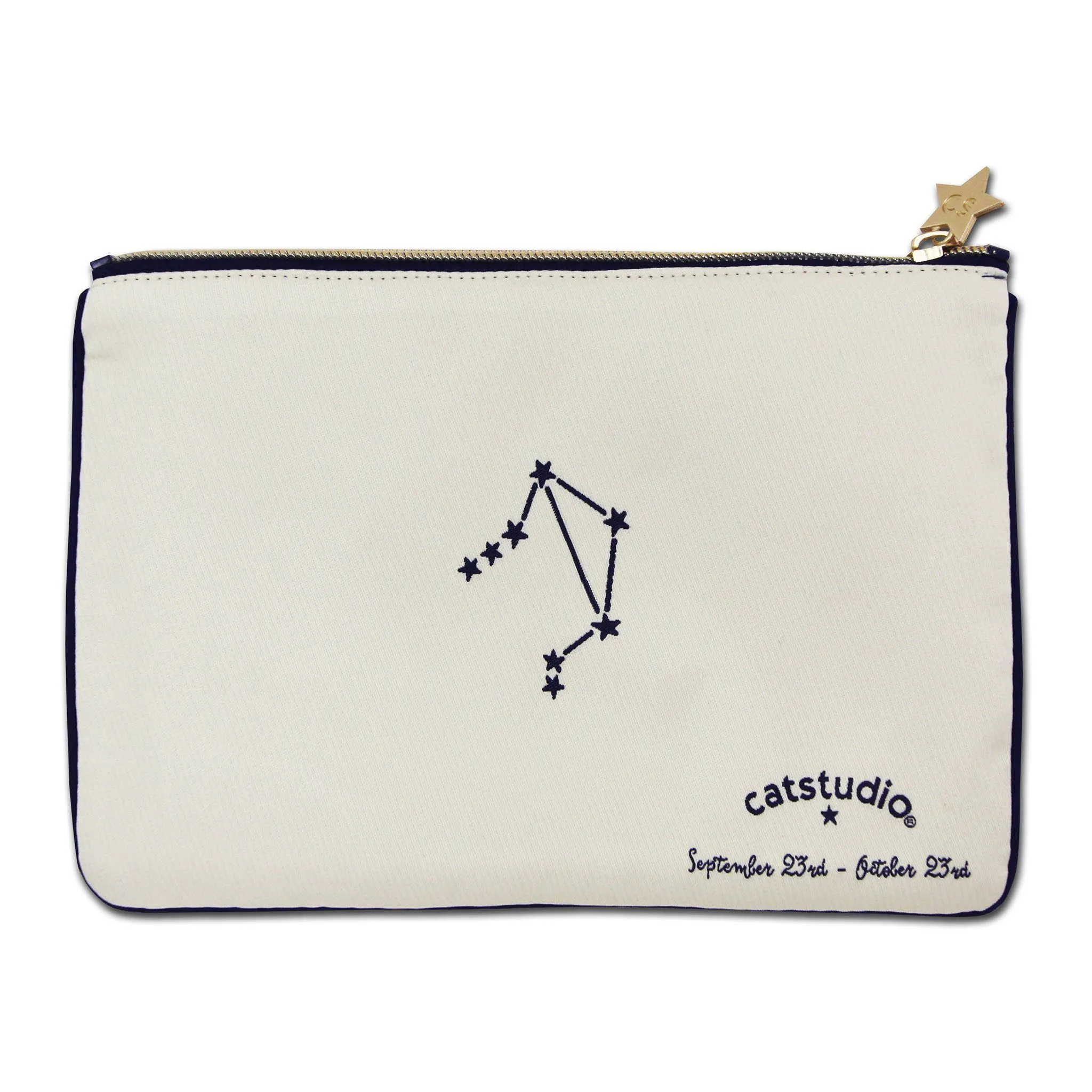 Libra Astrology Zip Pouch