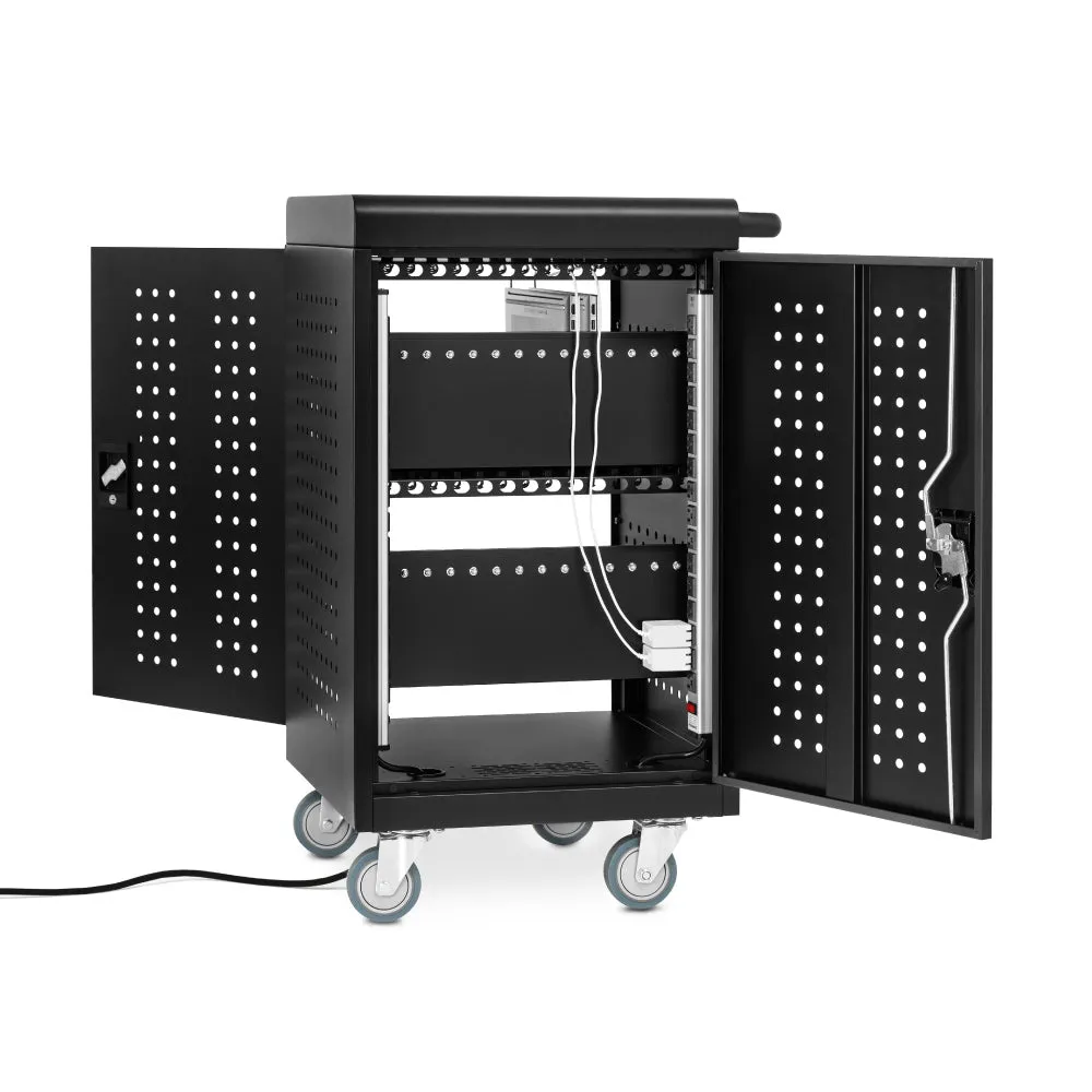 Line Leader Mobile Charging Cart – Holds 30 Devices