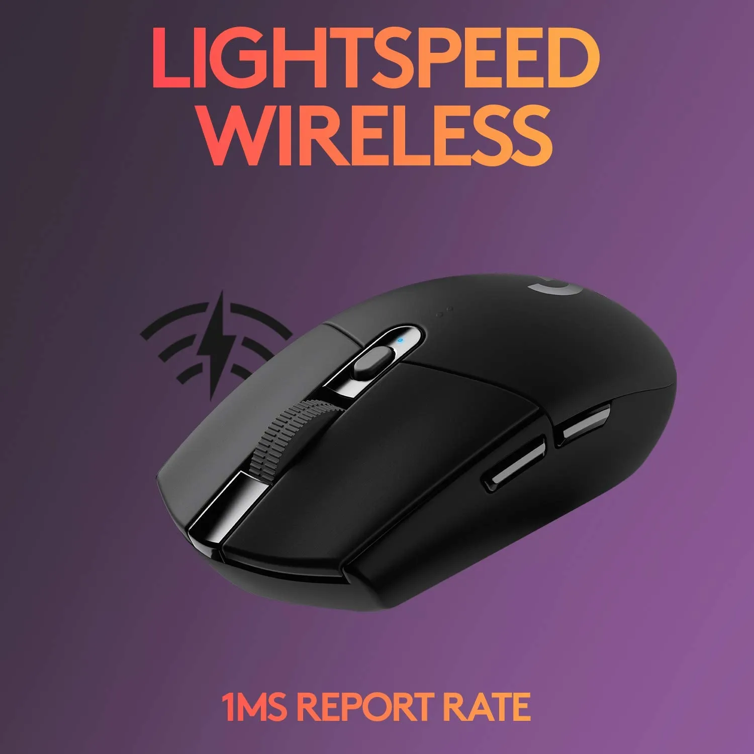 Logitech G304 Lightspeed Wireless Gaming Mouse 無線遊戲滑鼠 - Black 黑色 910-005284 原裝行貨