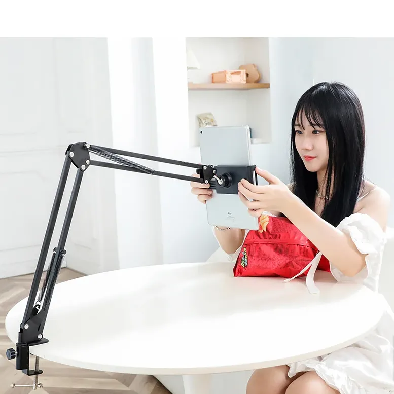 Long Arm Portable Adjustable Bracket Desk Table Mobile Phone Ad-21