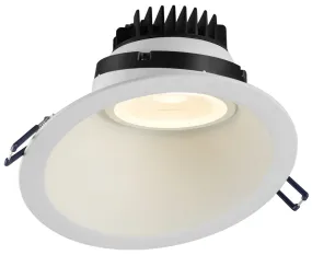 Lotus LED Lights LRG6-27K-HO-6RSL-WH - 6 Inch Downlight 30 Degree Sloped Regressed Gimbal - 18 Watt - 2700 Kelvin - White Finish