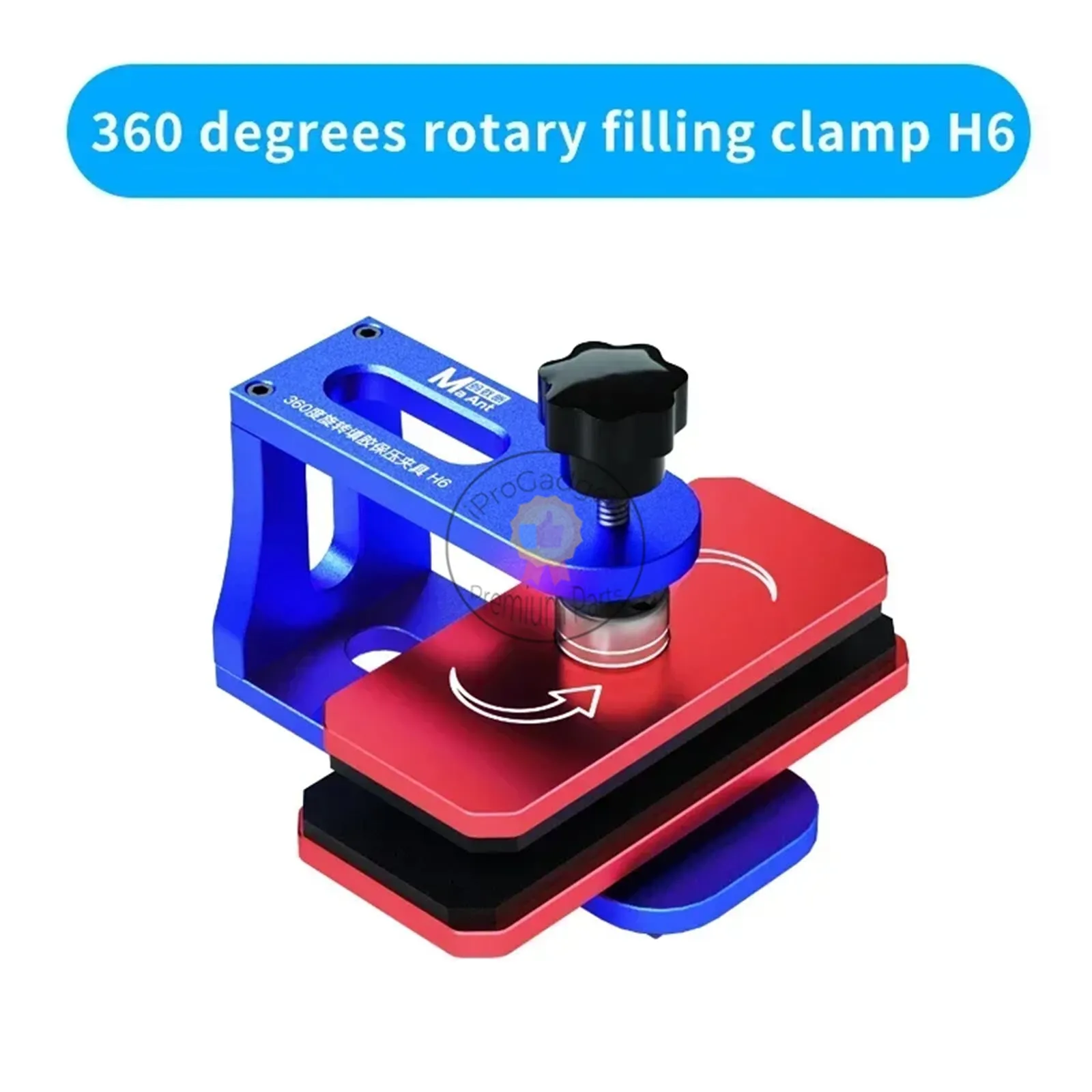 MaAnt H6 Rotation Filling Pressure Holding Fixture for Phone Repair High Strength Aluminium Alloy Pressure Maintaining Clamp