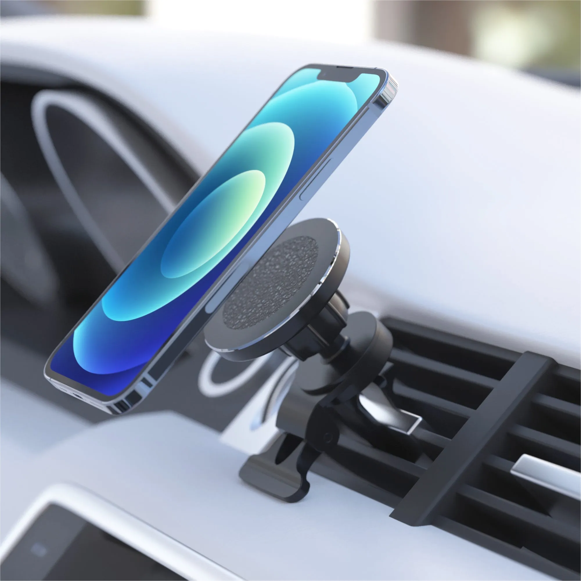 Magnetic MagSafe® Compatible Car Mount – Black