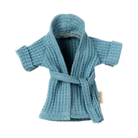 Maileg Bathrobe Dusty Blue Dad/Mum Mouse