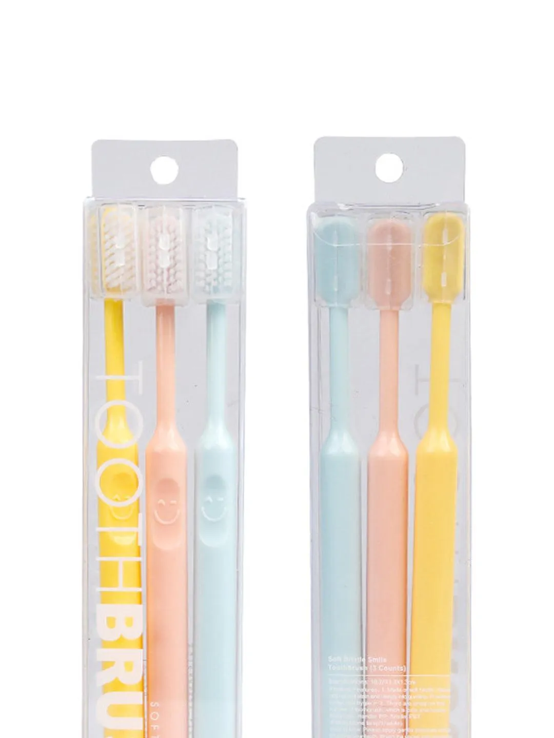 Market99 Pack Of 3 Plastic Toothbrushes