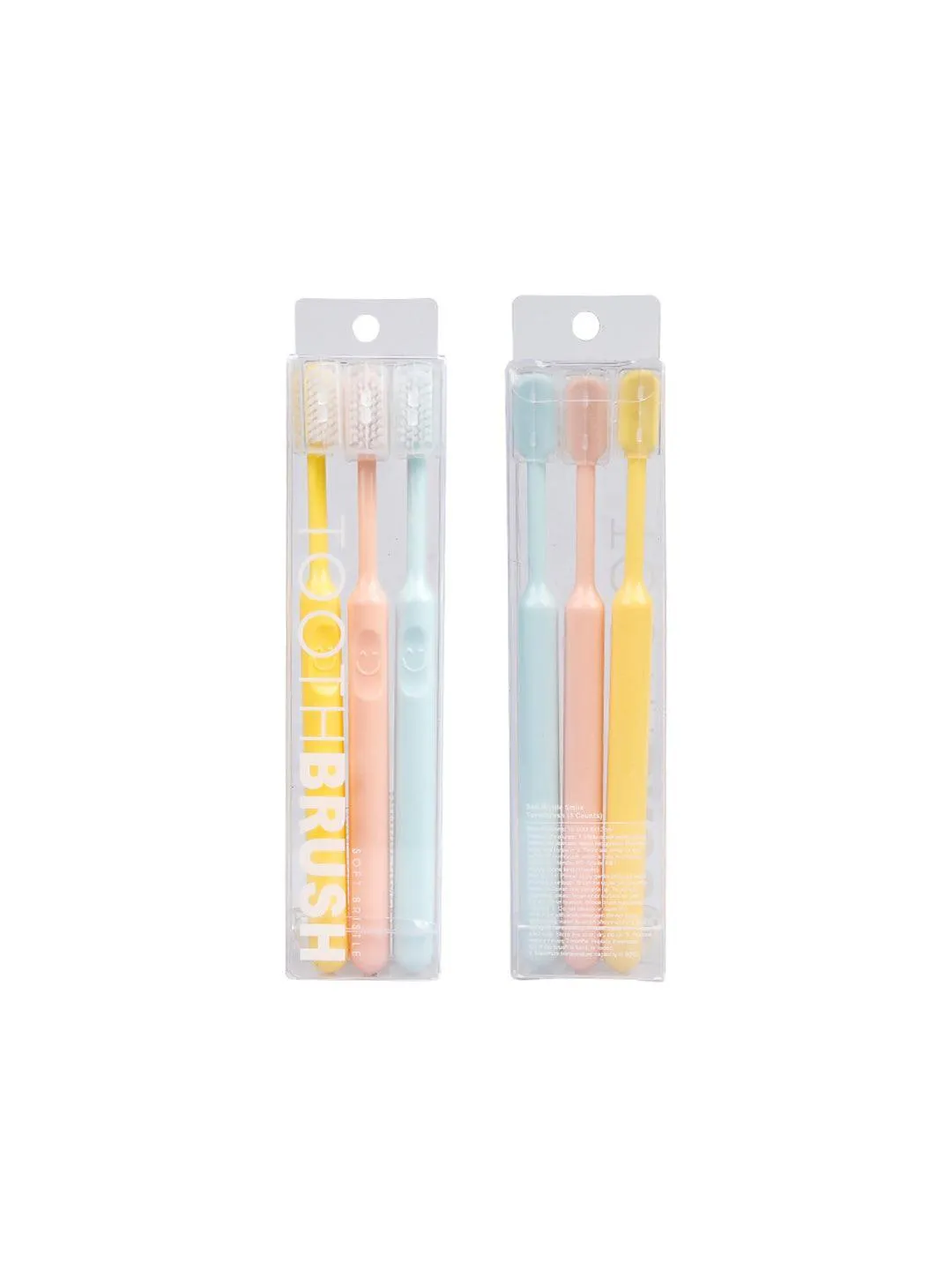 Market99 Pack Of 3 Plastic Toothbrushes