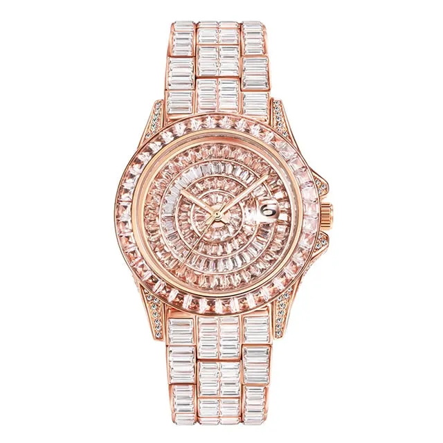 Mens luxary Full Diamond Watch