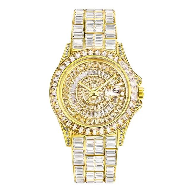 Mens luxary Full Diamond Watch