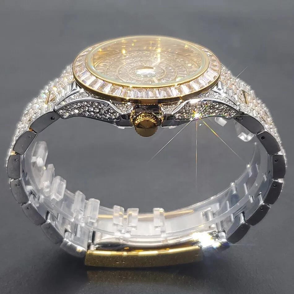 Mens luxary Full Diamond Watch