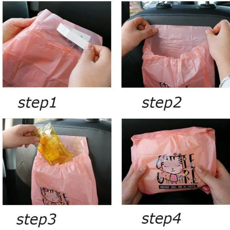 Mini Disposable Car Trash Bag