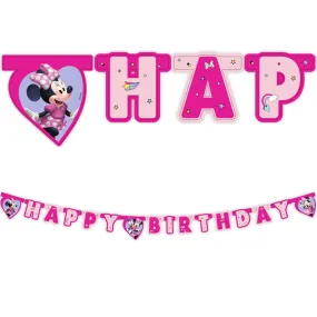 Minnie Mouse Birthday Banner