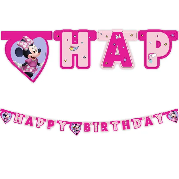 Minnie Mouse Birthday Banner