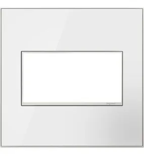 Mirror White, 2-Gang Wall Plate