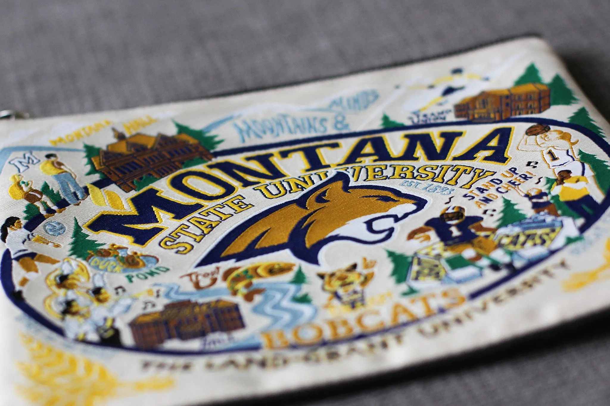 Montana State University Collegiate Zip Pouch