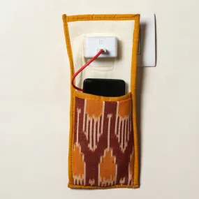 Multicolor - Handmade Cotton Fabric Mobile Charging Holder