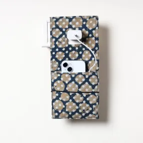 Multicolor - Pipad Block Printed Cotton Mobile Charging Holder