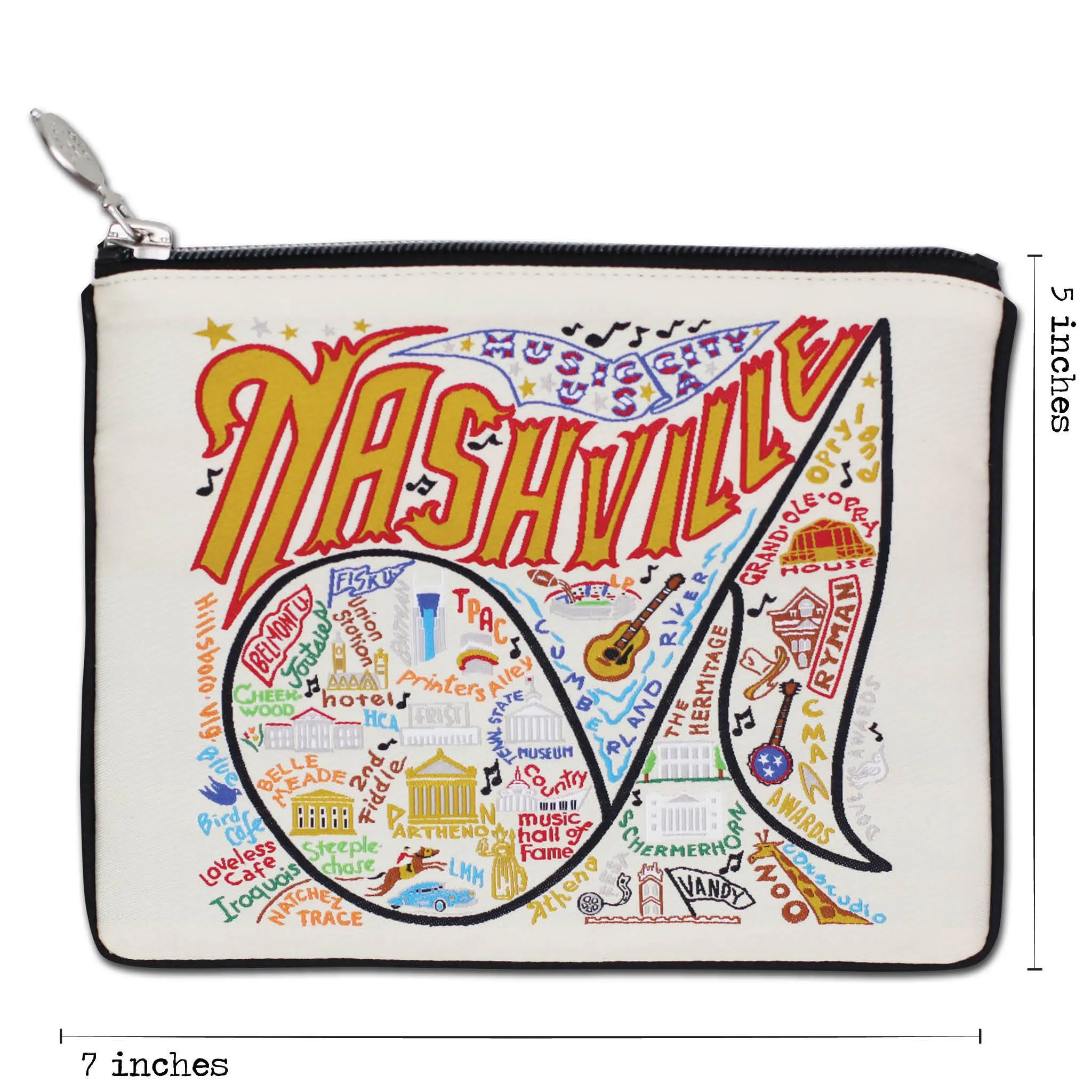 Nashville Zip Pouch - Natural