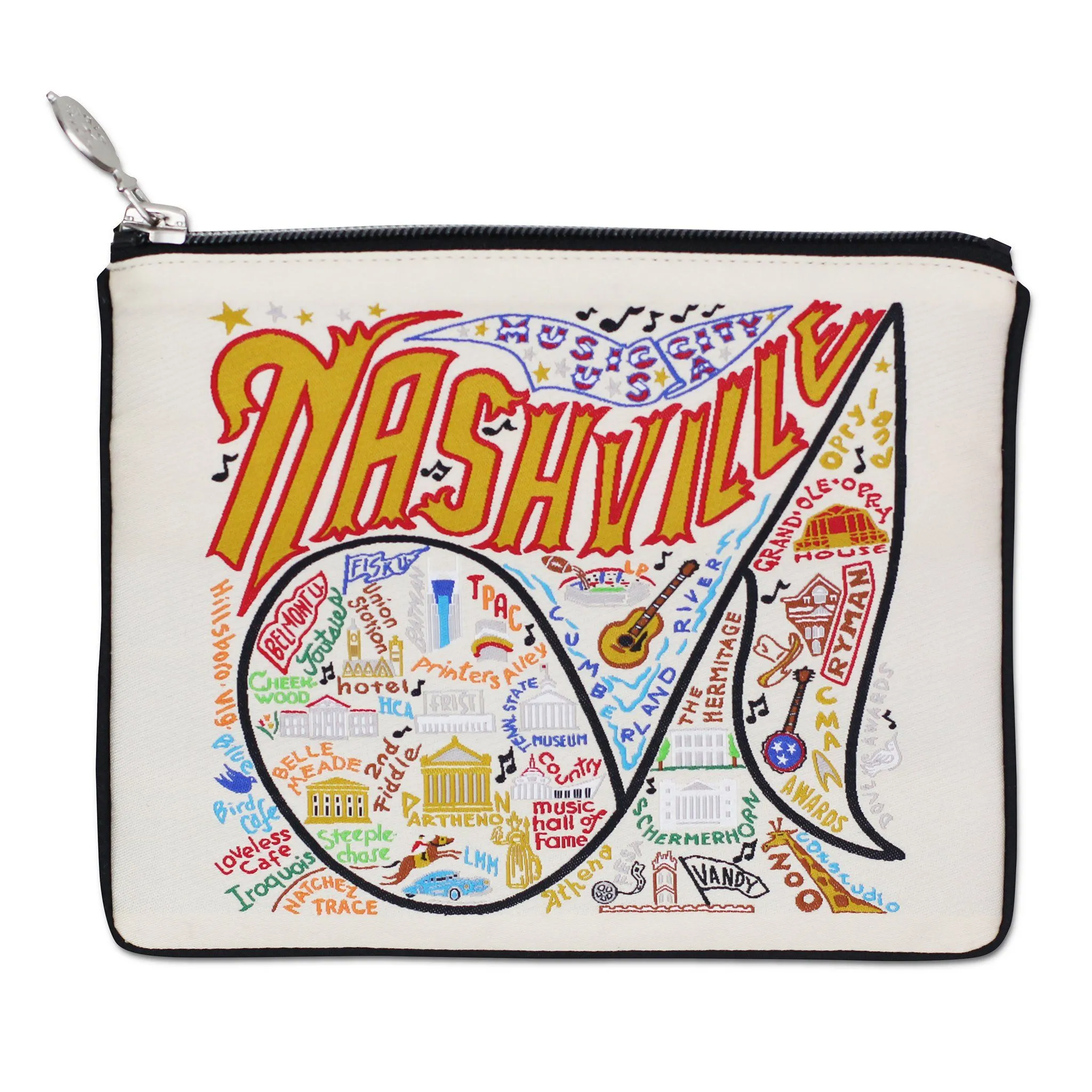 Nashville Zip Pouch - Natural