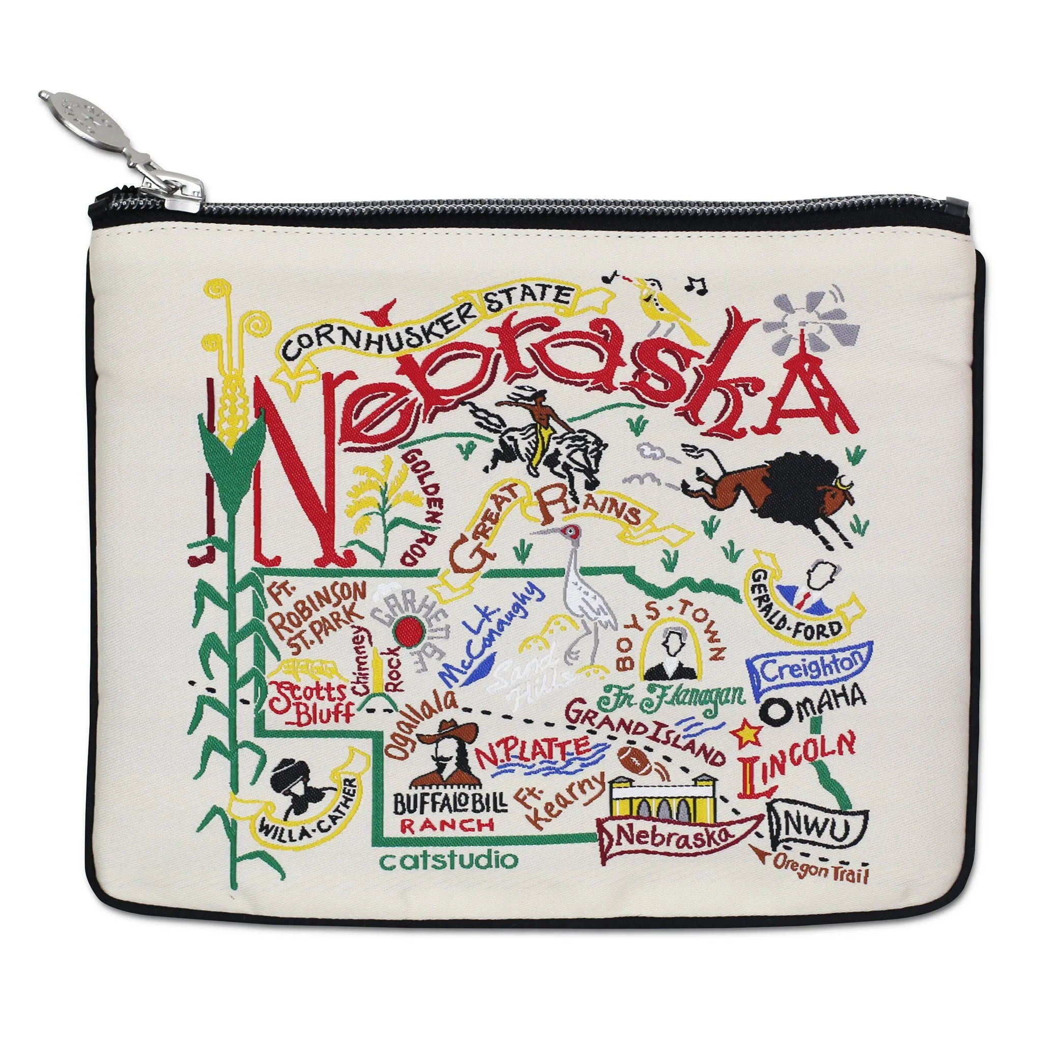 Nebraska Zip Pouch - Natural