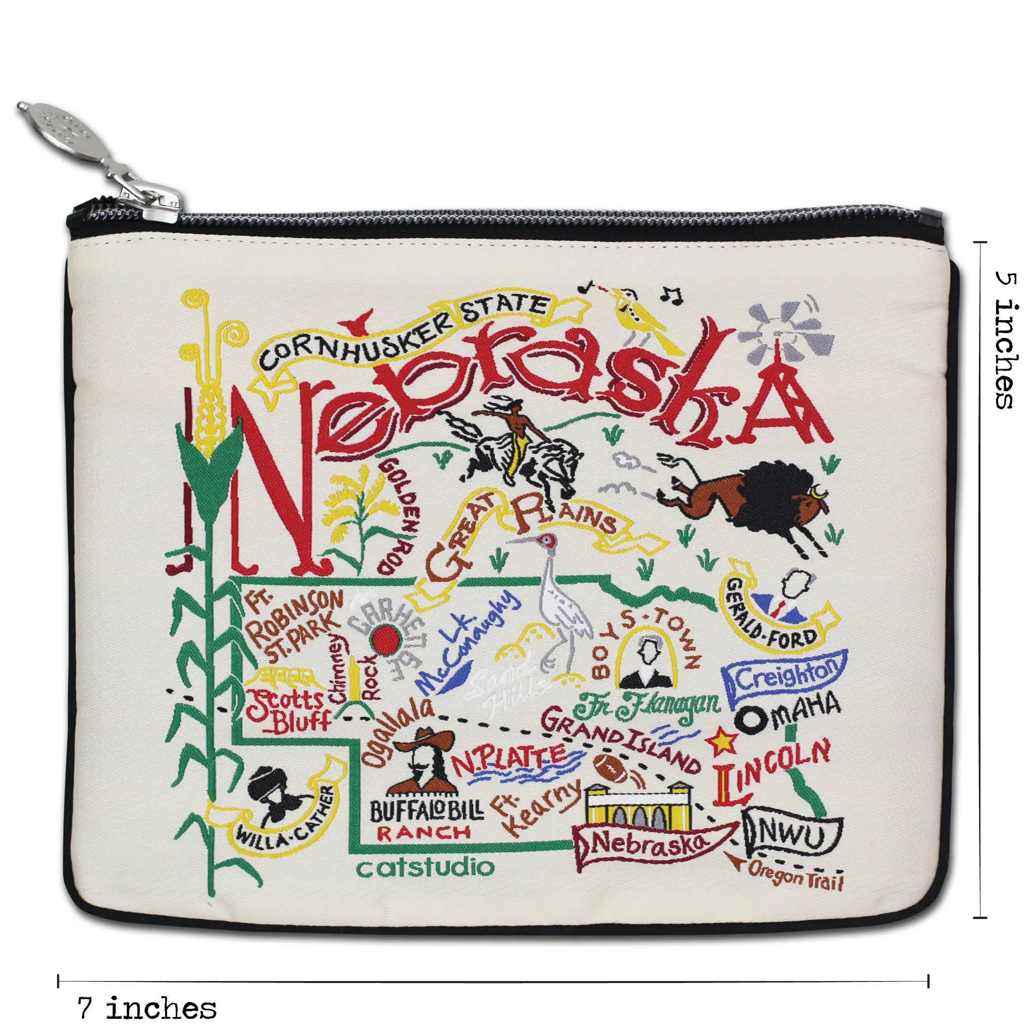 Nebraska Zip Pouch - Natural