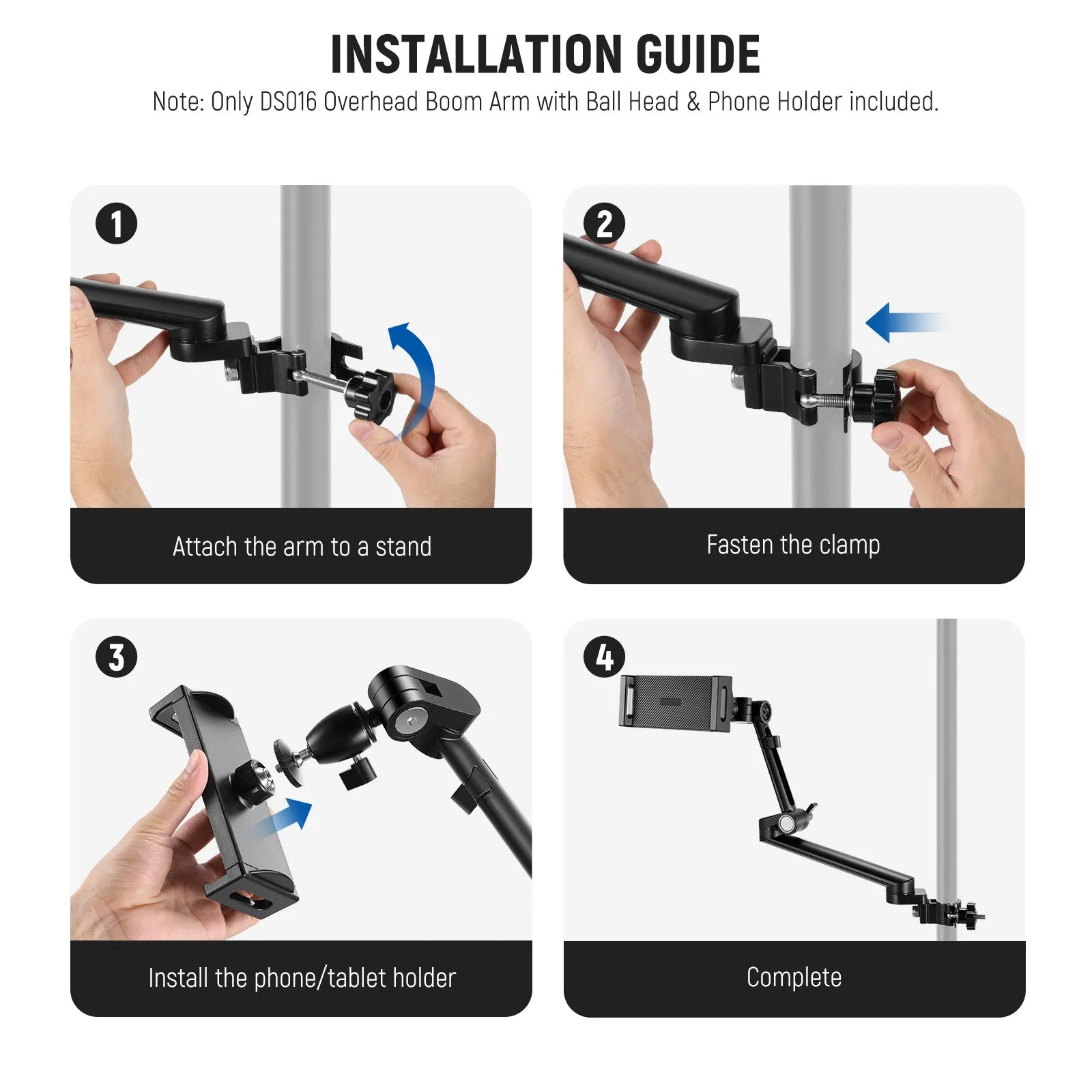 NEEWER DS016 Camera Rig Boom Arm Desk Mount